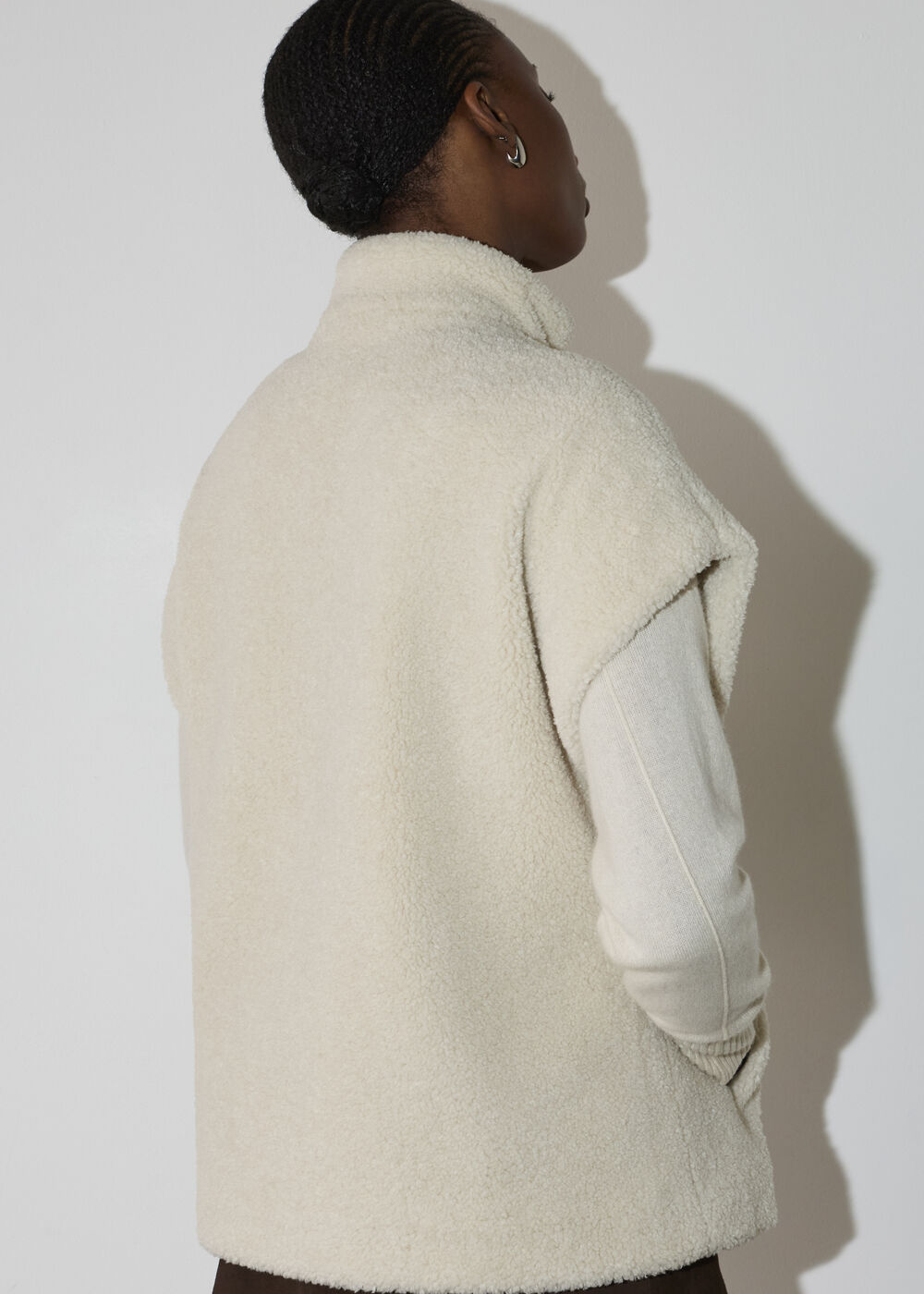 Faux Borg Fleece Gilet