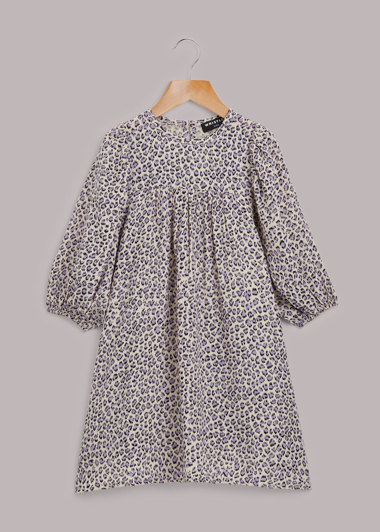 Dashed Leopard Wren Dress