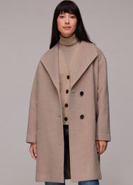 Collar Detail Wool Coat
