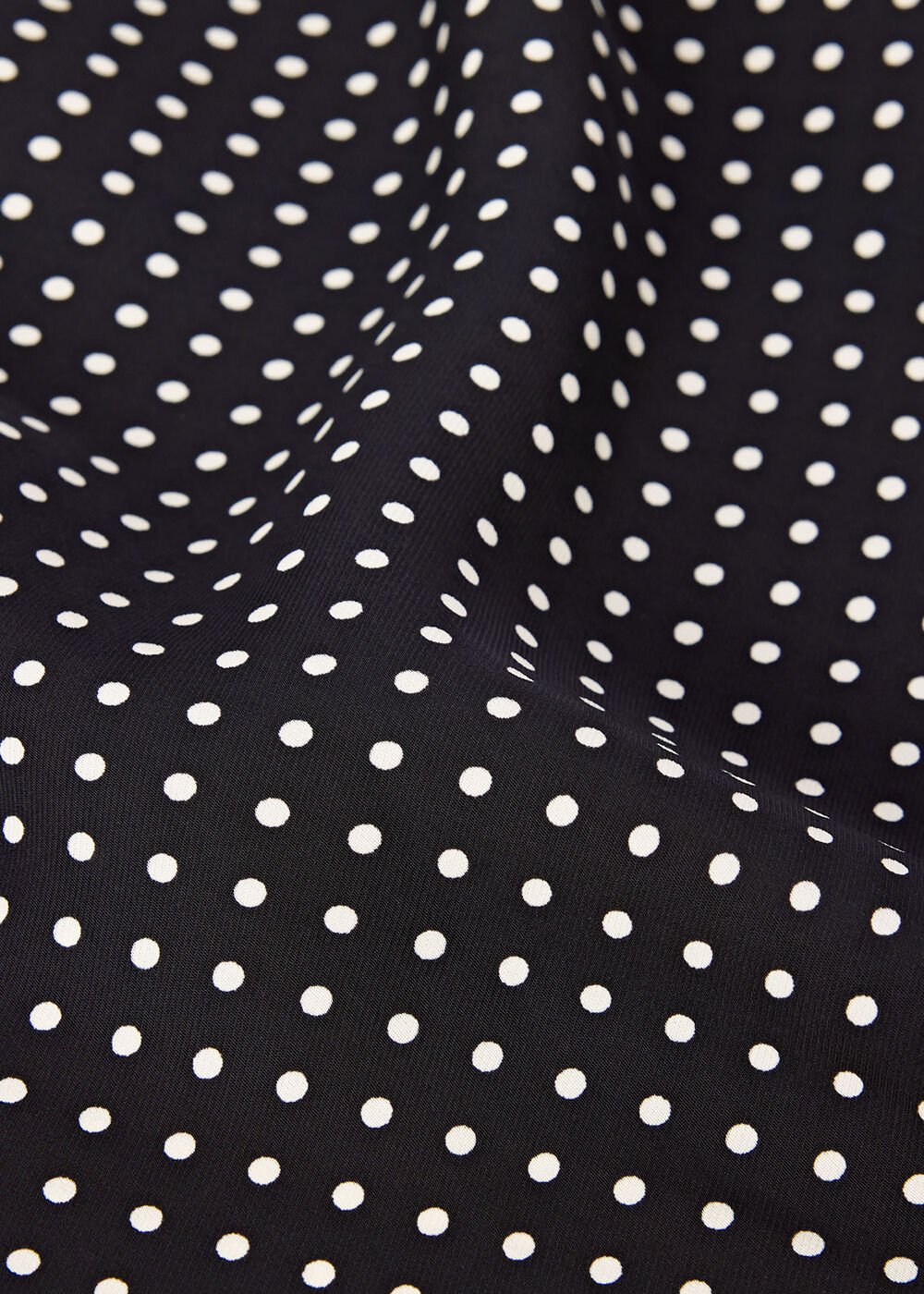 Petite Mini Spot Fit and Flare Skirt