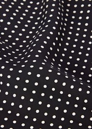 Petite Mini Spot Fit and Flare Skirt