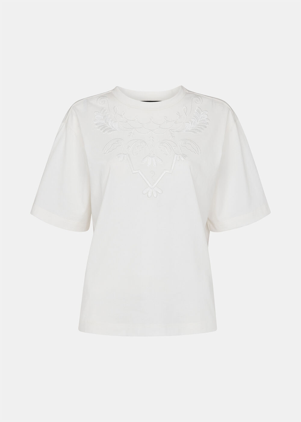 Embroidered Cotton T-Shirt