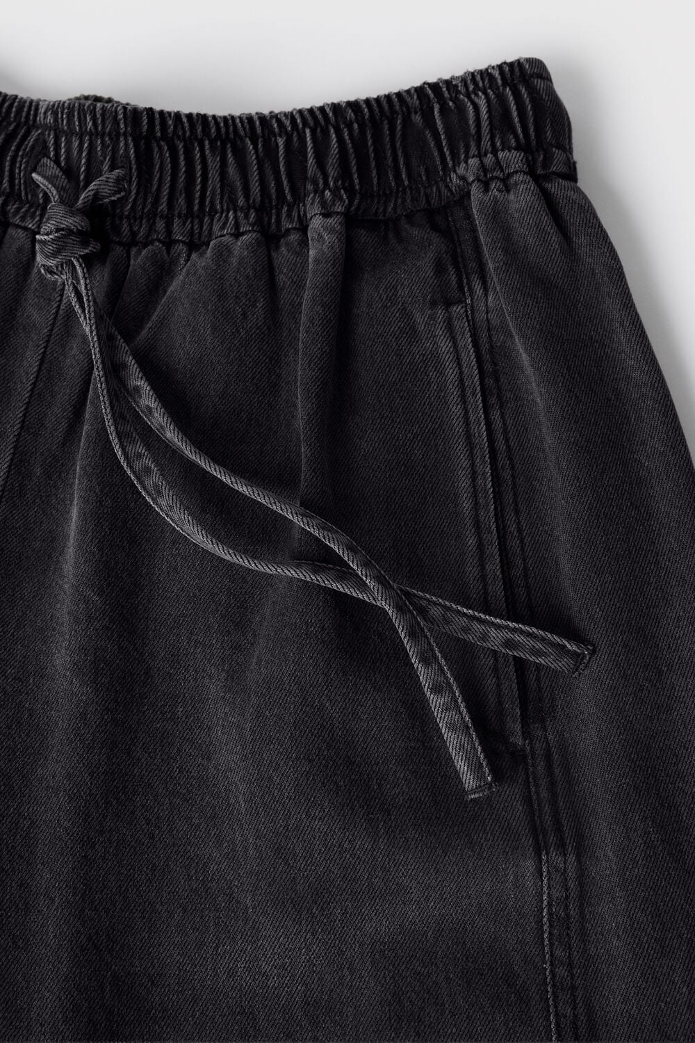 Petite Casual Denim Barrel Trouser