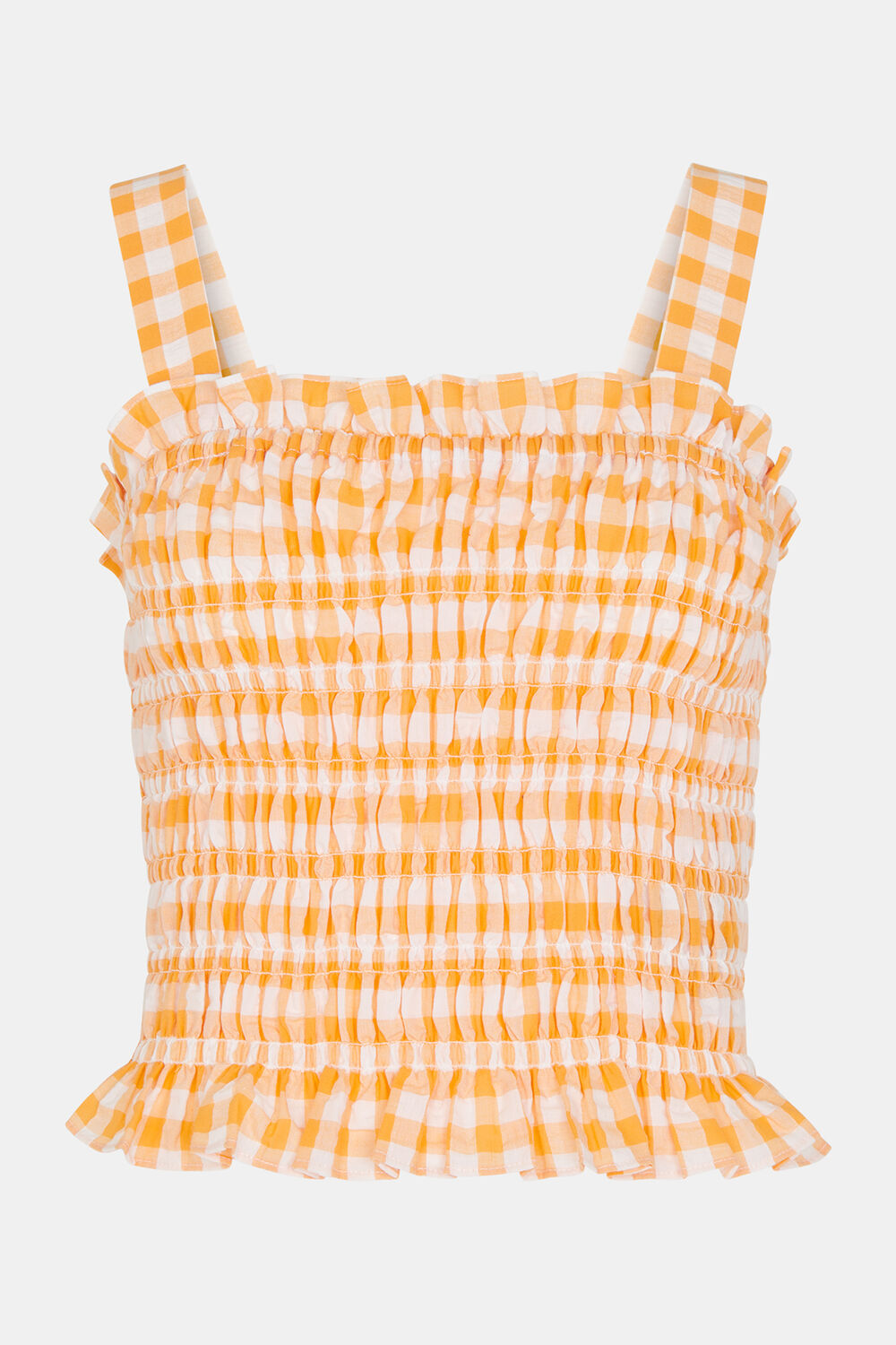 Gingham Saskia Strappy Top