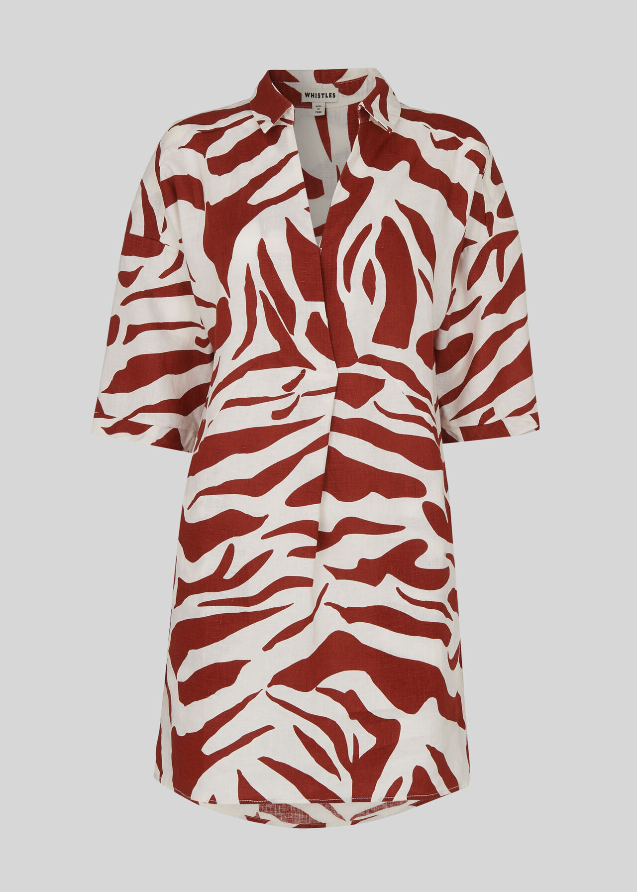 Graphic Zebra Linen Lola Multicolour