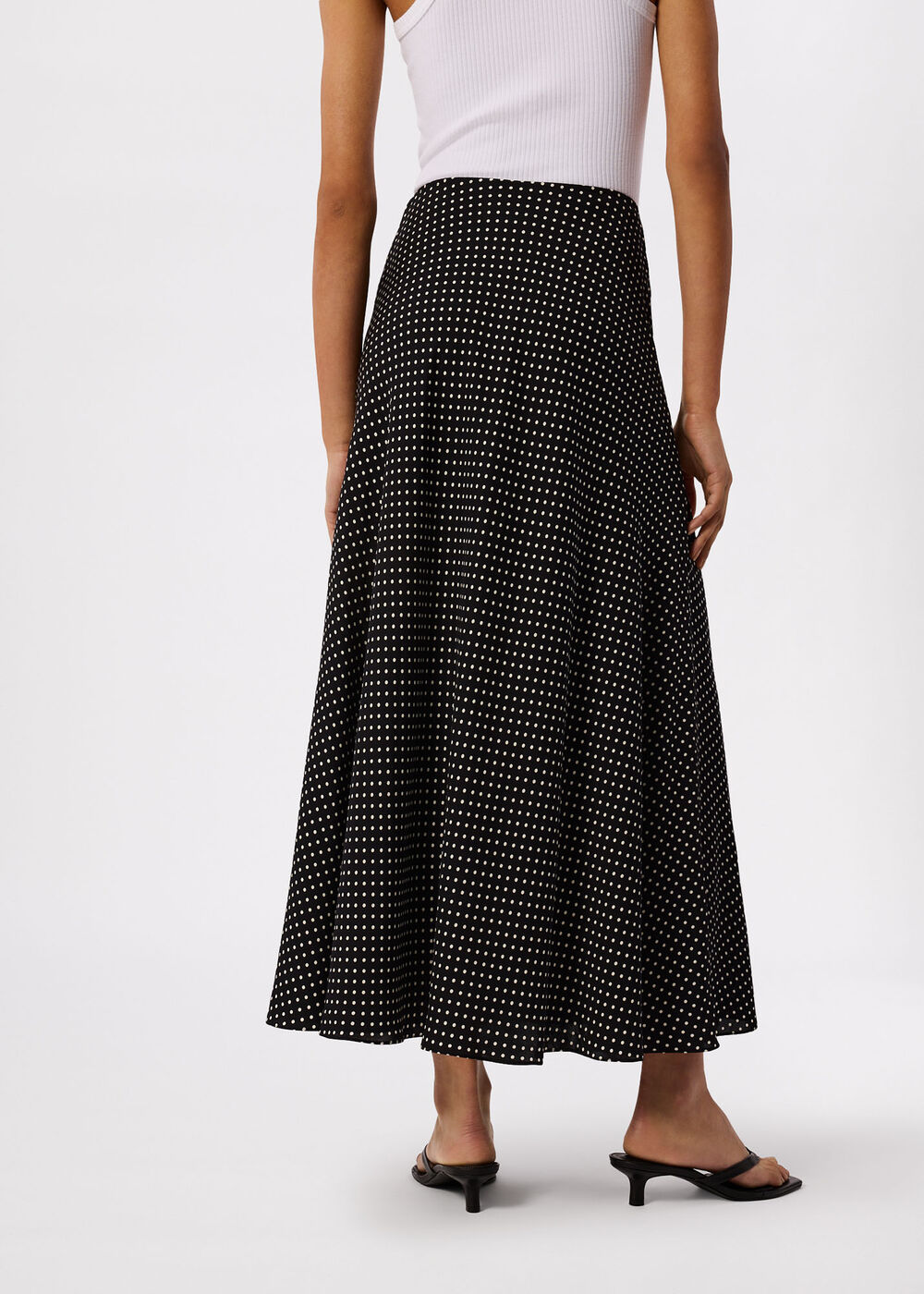 Mini Spot Fit and Flare Skirt
