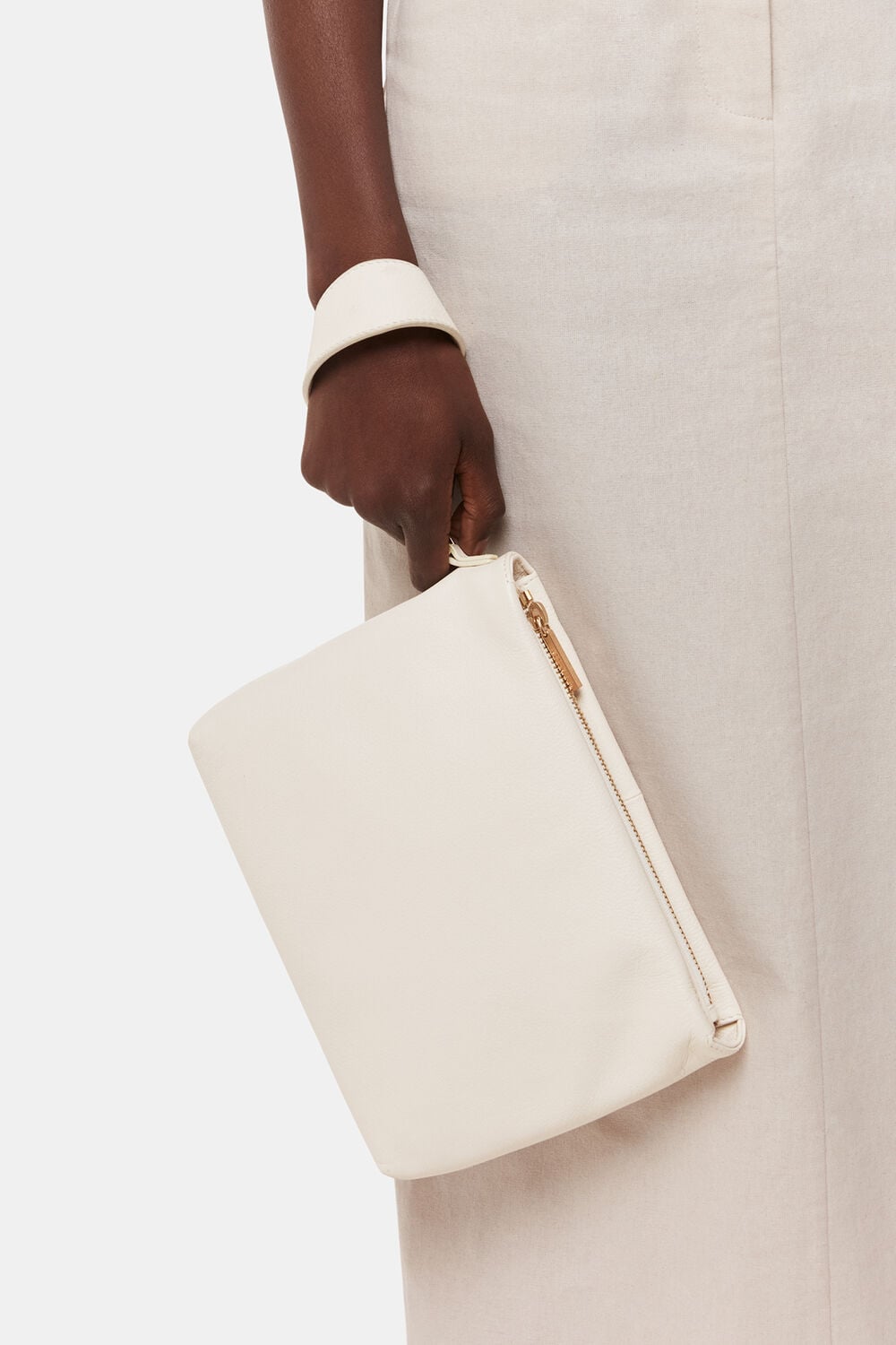 Avah Zip Top Clutch