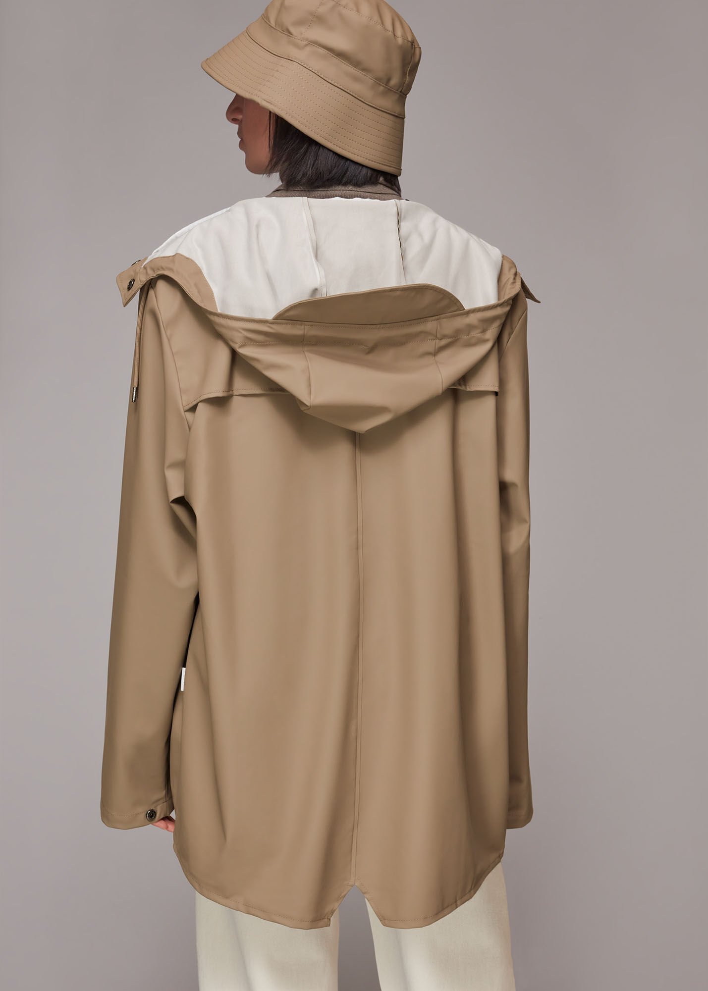 Rains on sale beige coat