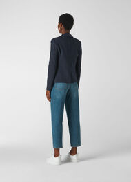 Spot Slim Jersey Jacket Navy/Multi