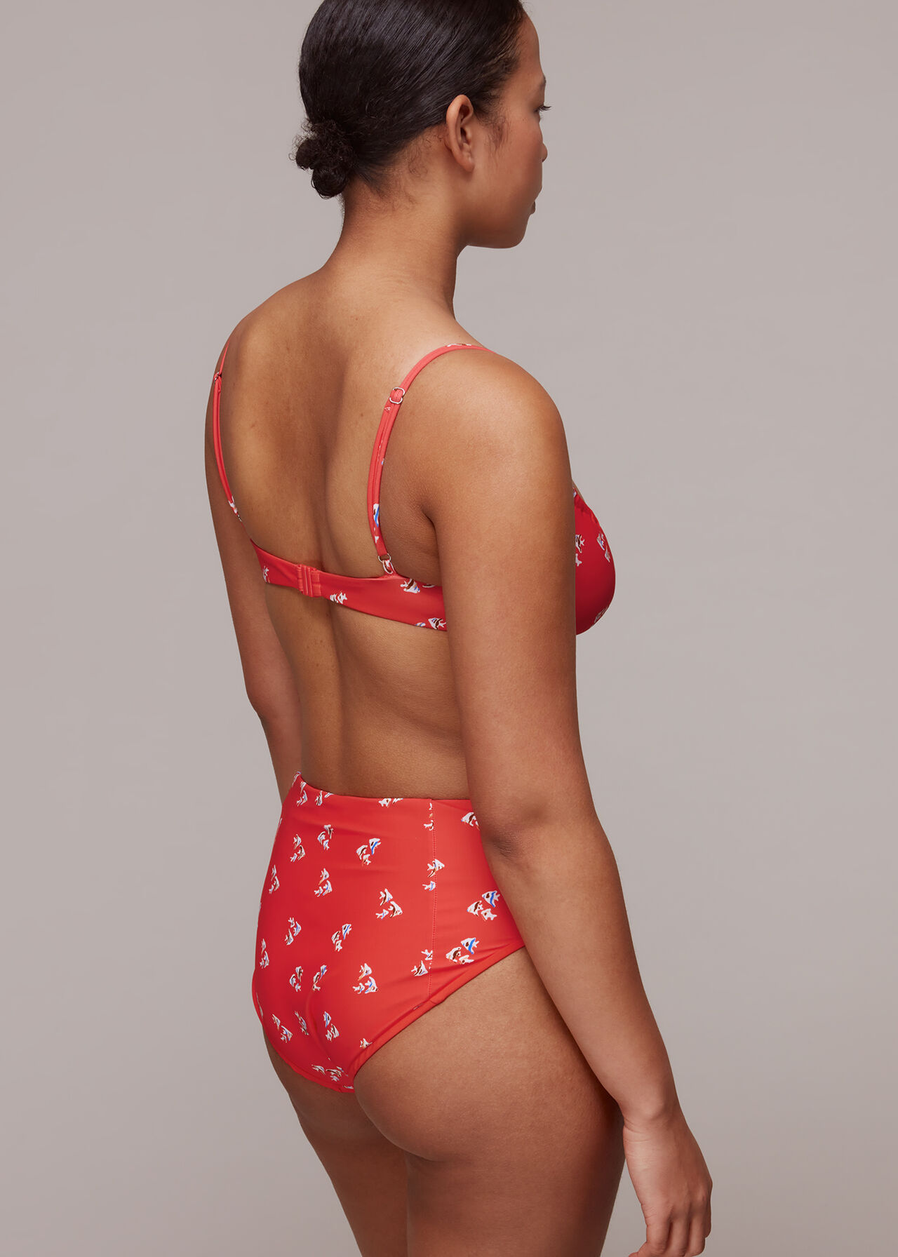 Fish Printed Bikini Bottom