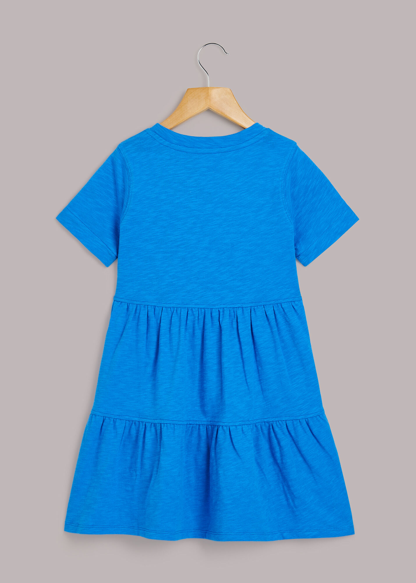 Blue Tiered Jersey Dress WHISTLES Whistles UK