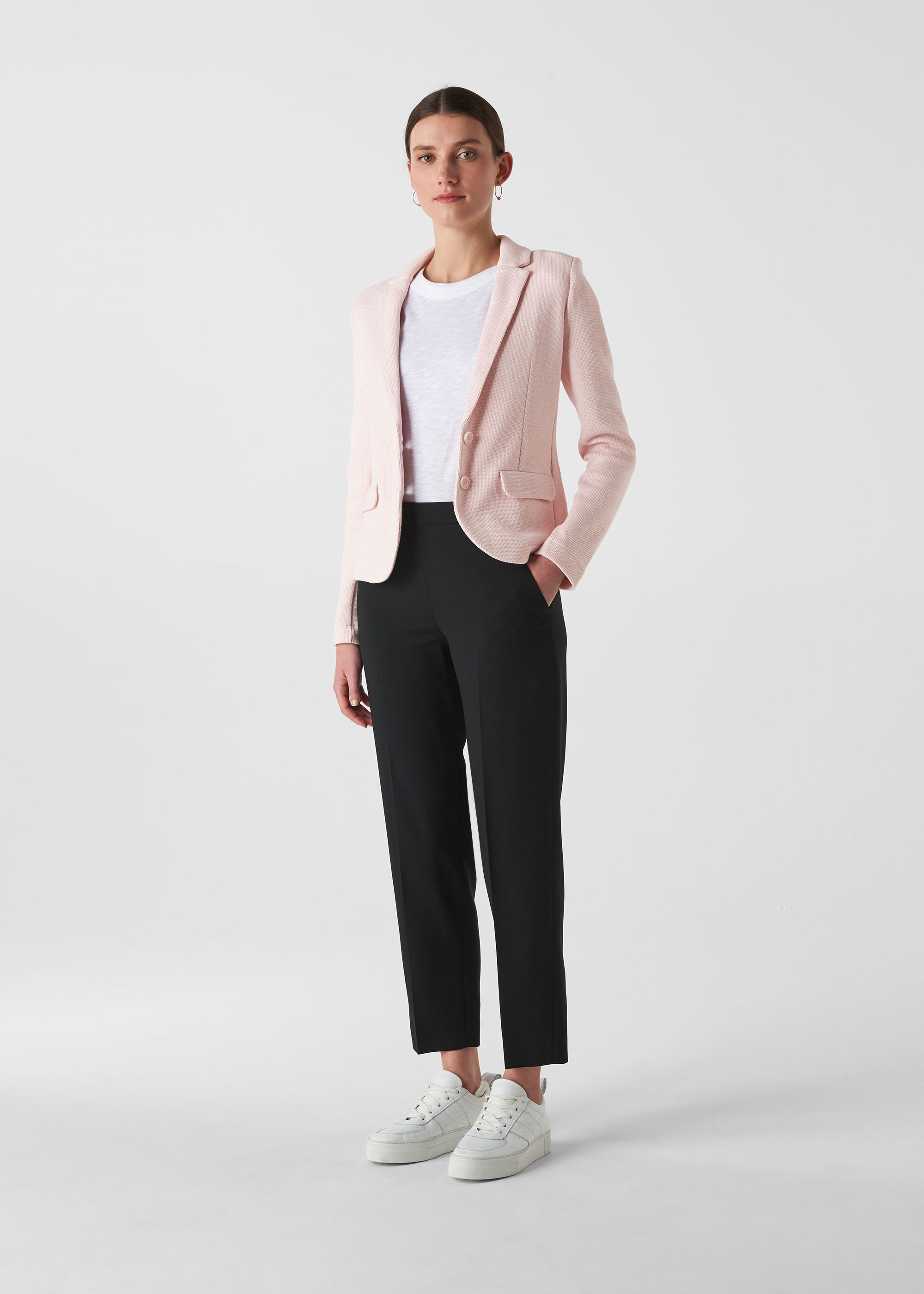 Pale pink jacket deals