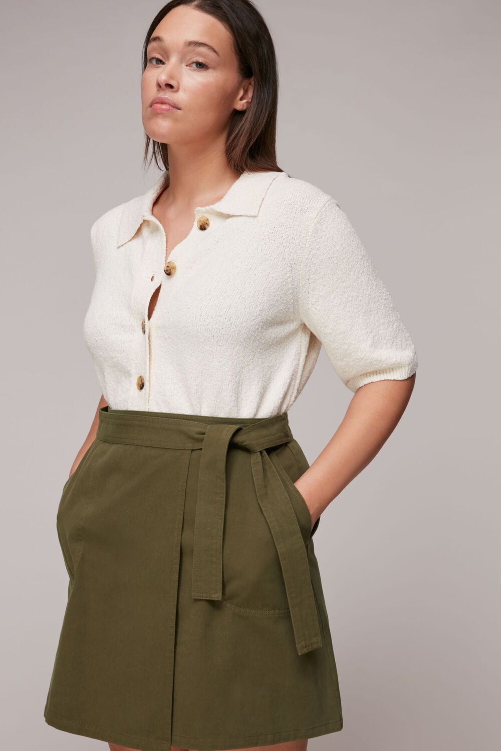 Macie Wrap A Line Skirt