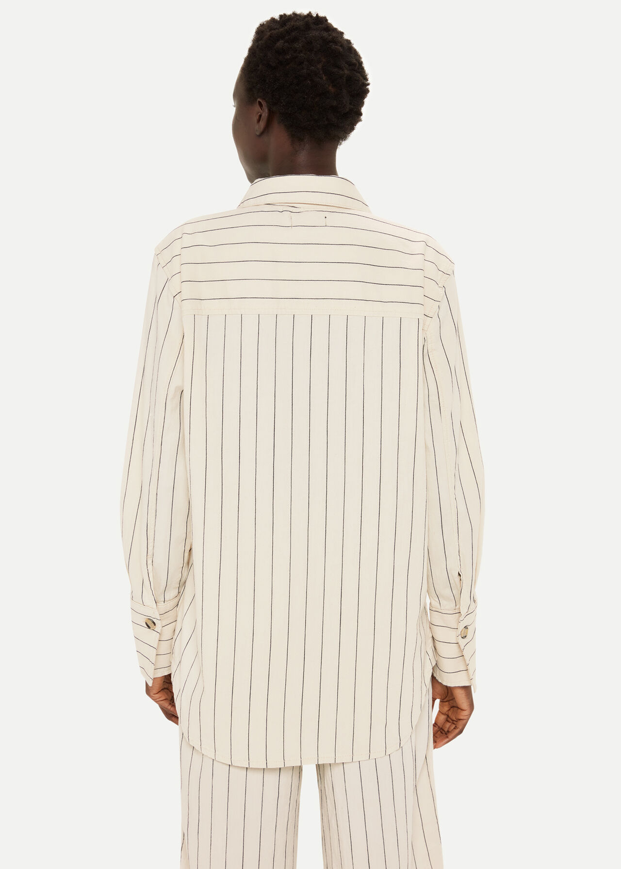 Kwammie Striped Overshirt