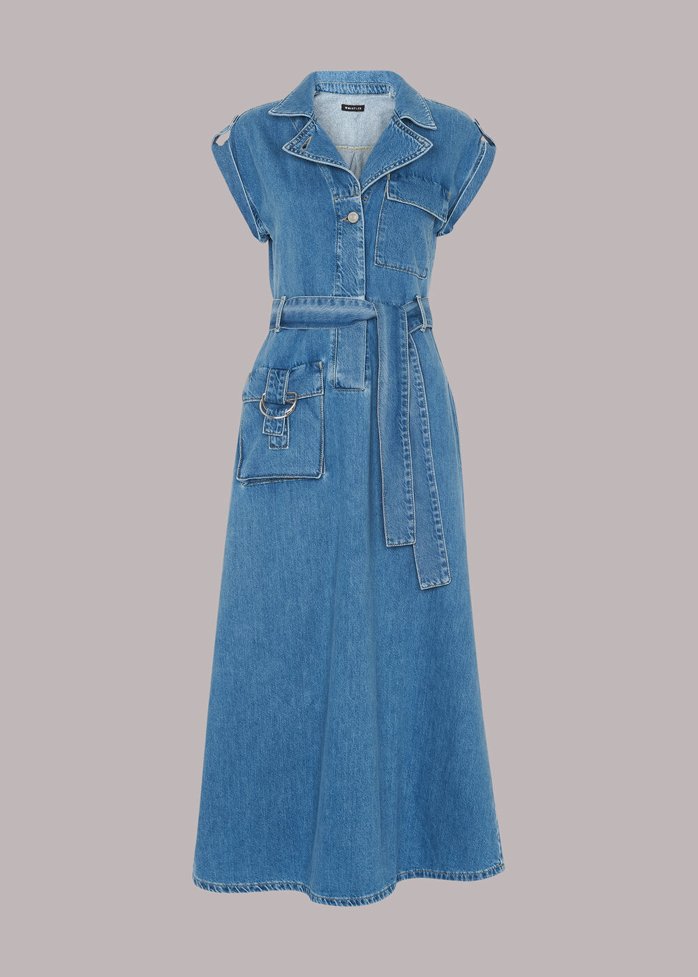 Alisha Denim Midi Dress