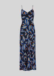 Dagma Autumn Leaf Dress Black/Multi