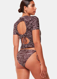 The Longing Wave Print Bikini Brief