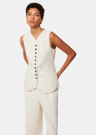 Lindsey Linen Blend Waistcoat