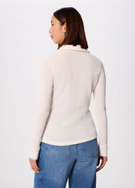 Textured Detail Jersey Shirt