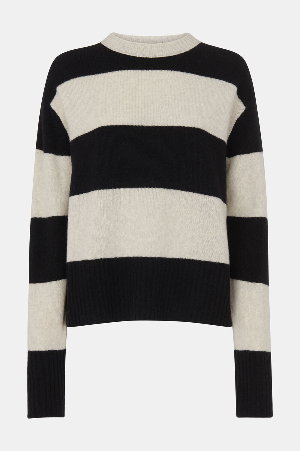 Wool Block Stripe Jumper