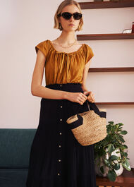 Zelie Mini Jute Bag