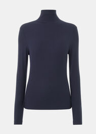 Essential Ribbed Polo Neck