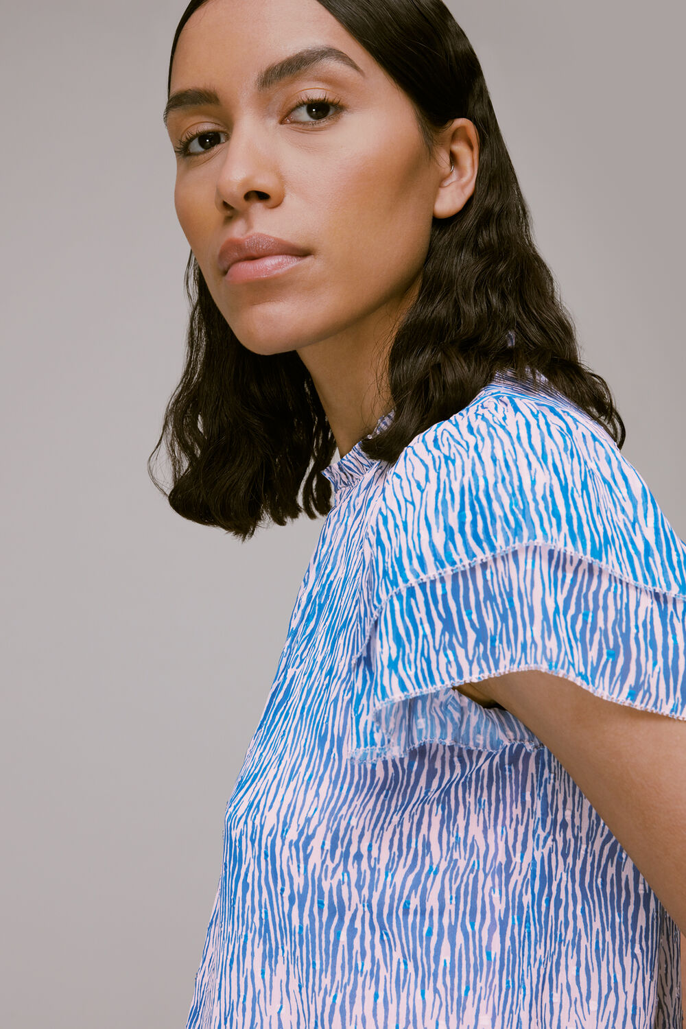 Tiger Dobby Blouse