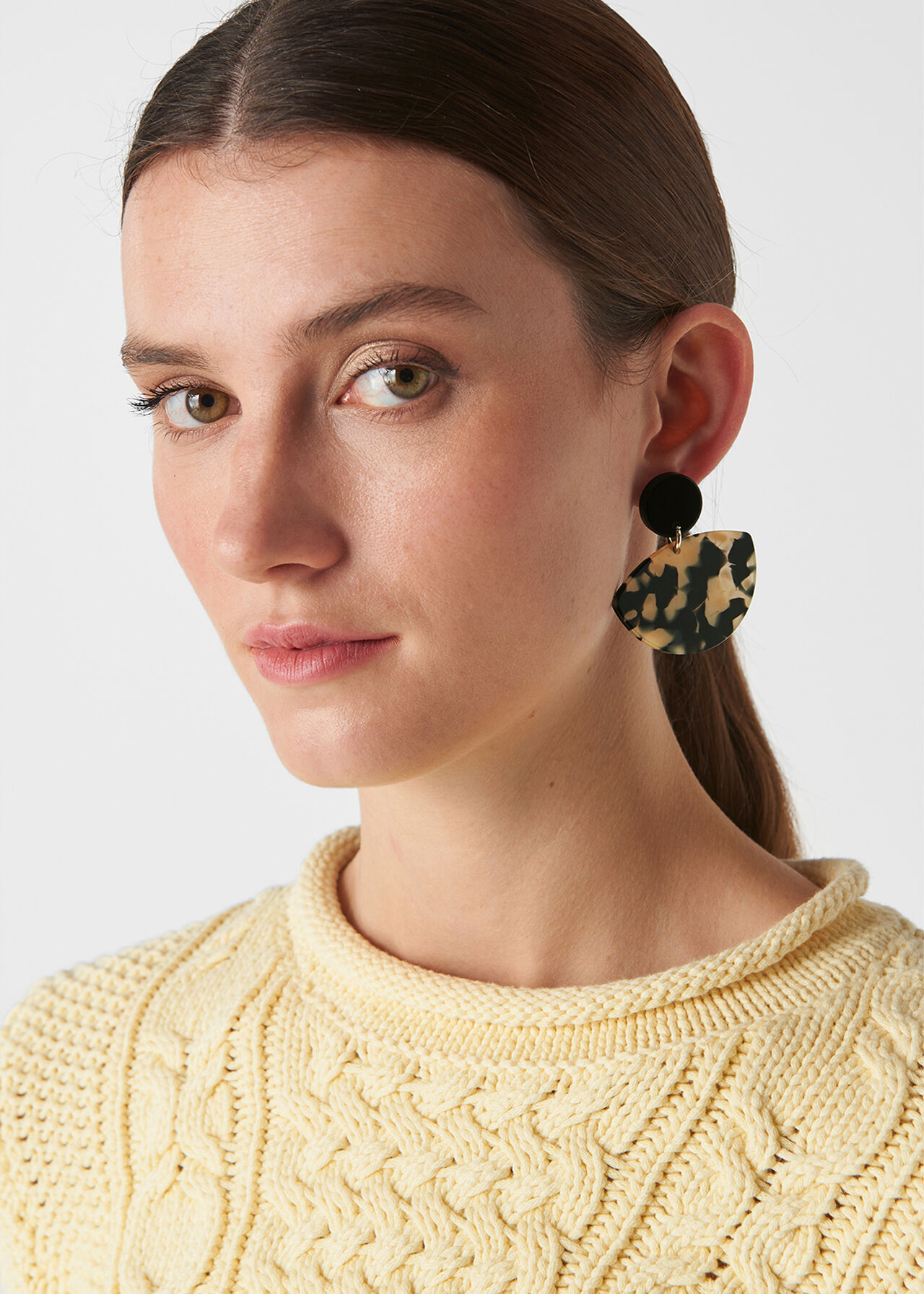 Statement Tort Resin Earring