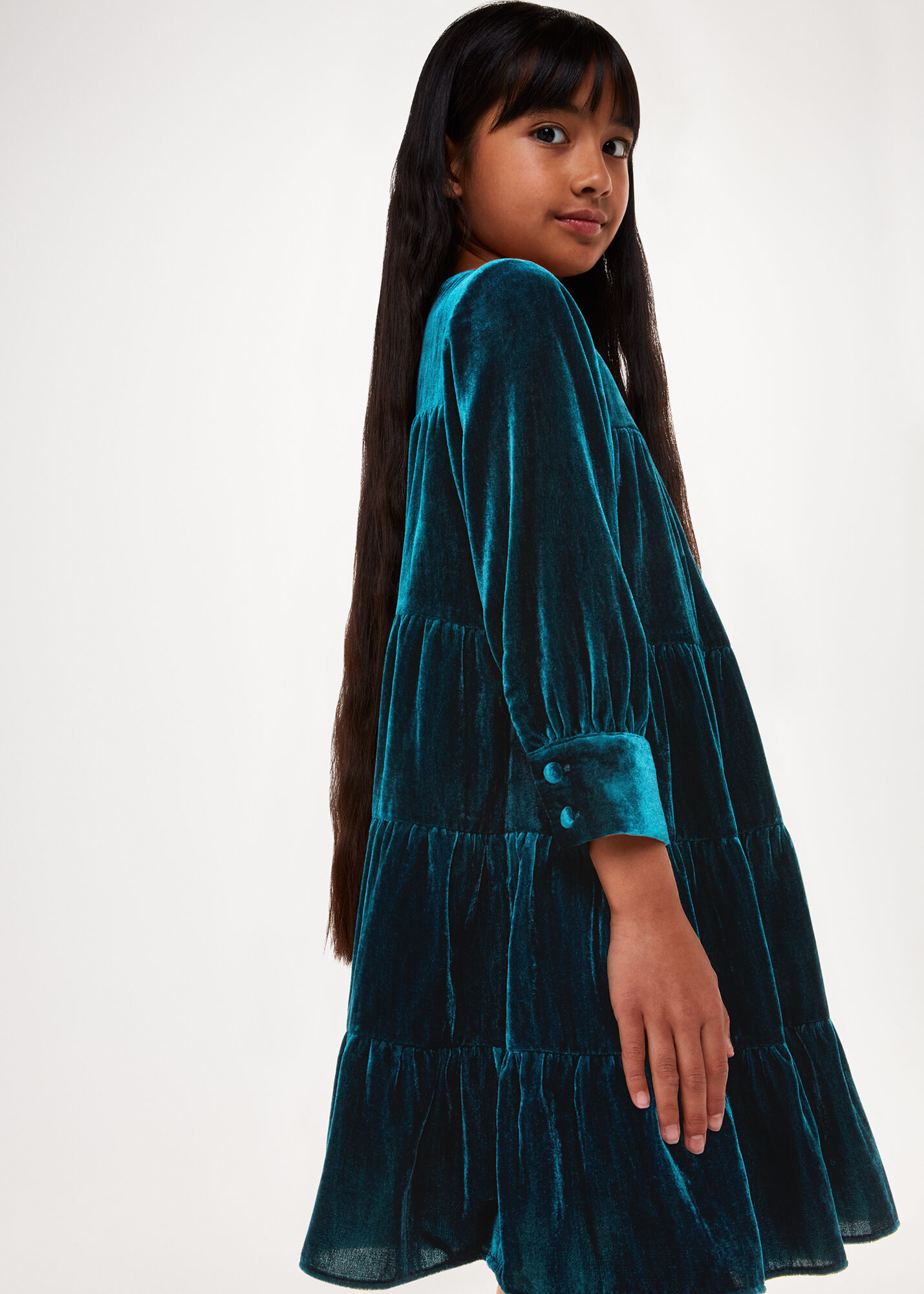 Turquoise hotsell velvet dress