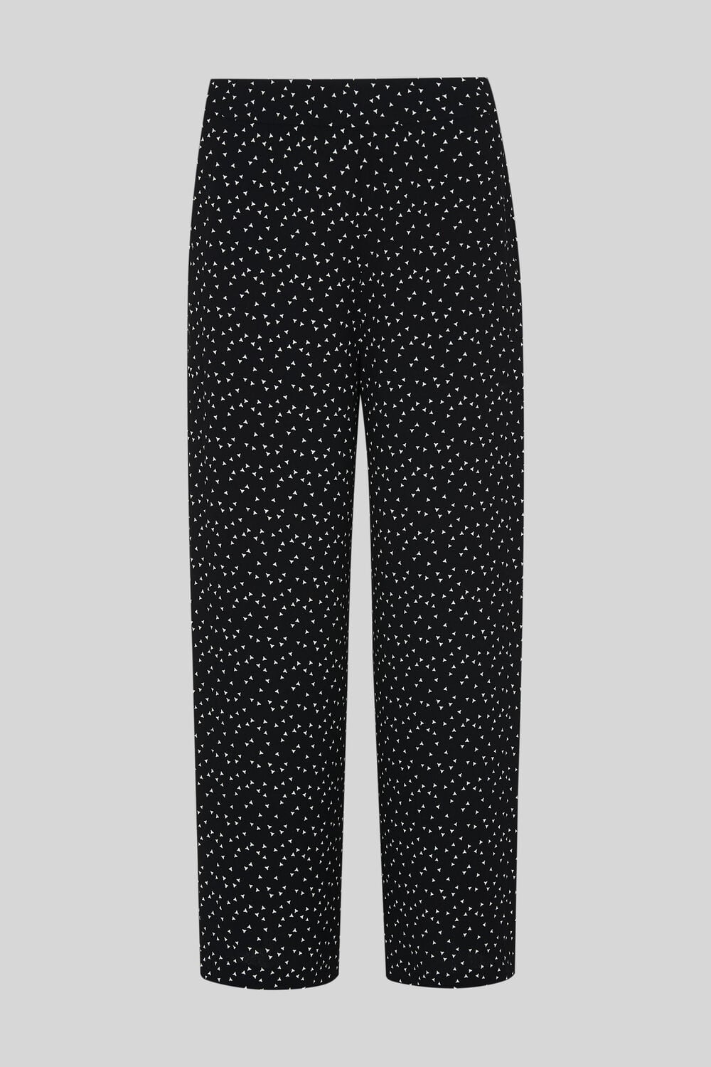 Micro Triangle Crepe Trouser Black/Multi