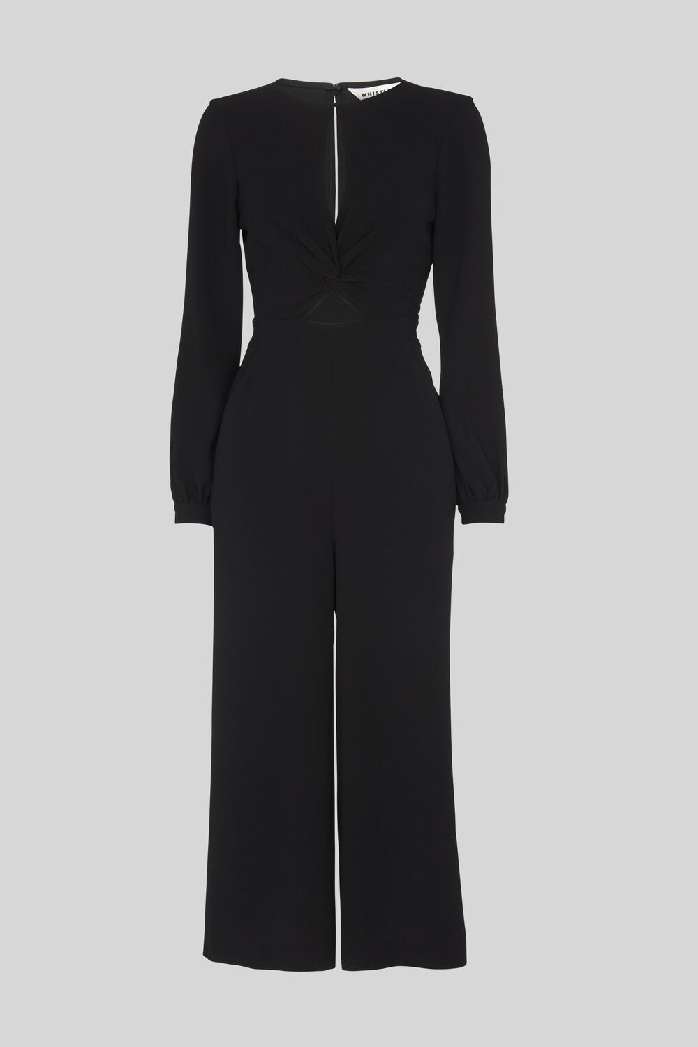 Lexi Twist Front Jumpsuit Black