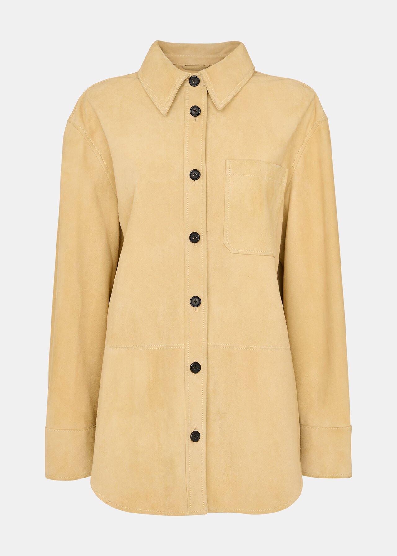 Sam Suede Leather Overshirt