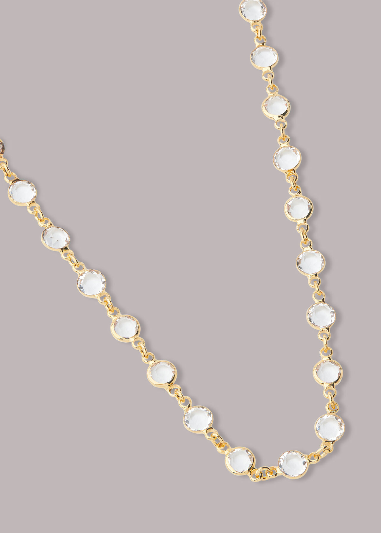 Clear Gem Necklace
