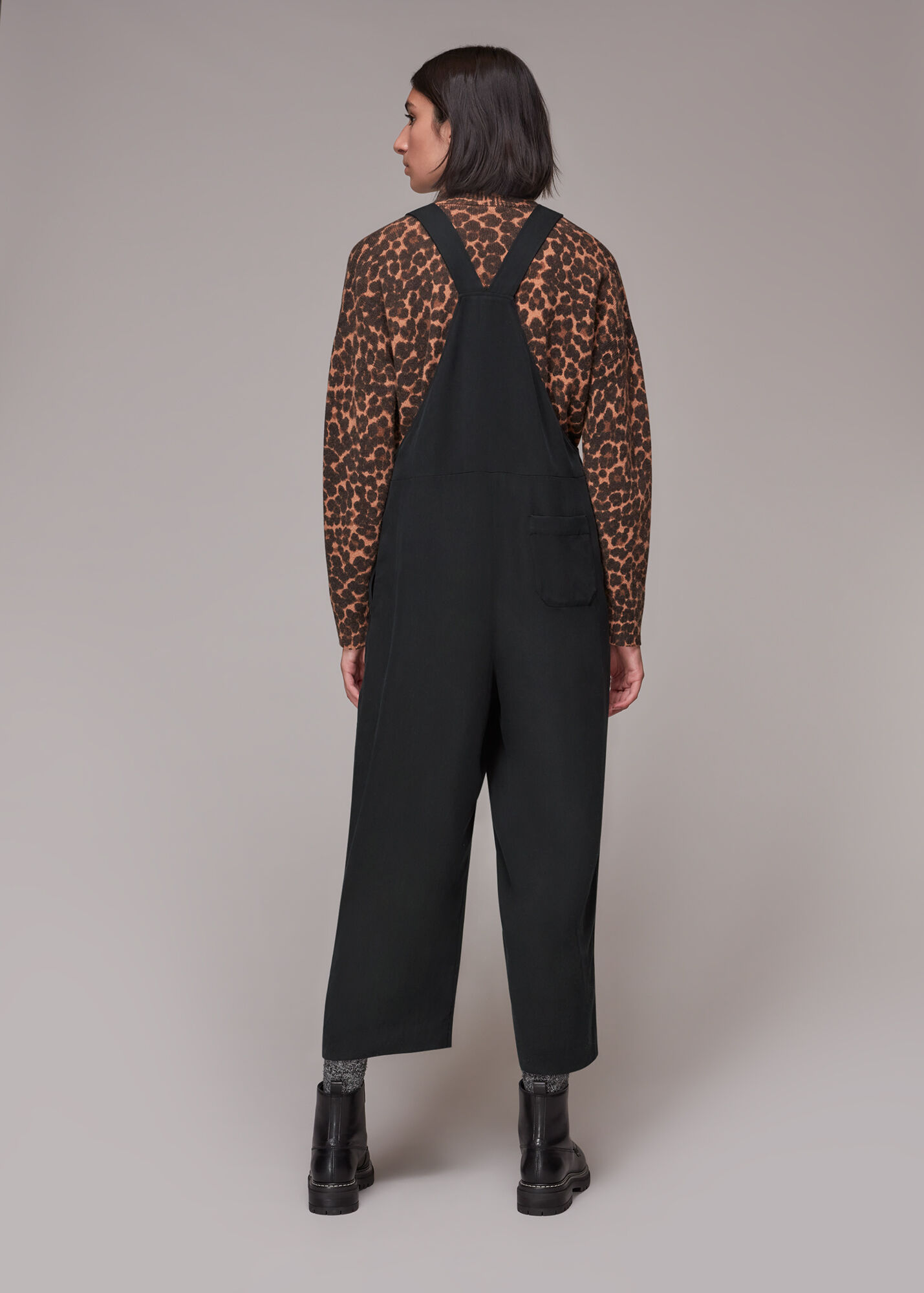 Black Rita Easy Dungarees WHISTLES