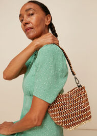 Martha Mini Beaded Bucket Bag