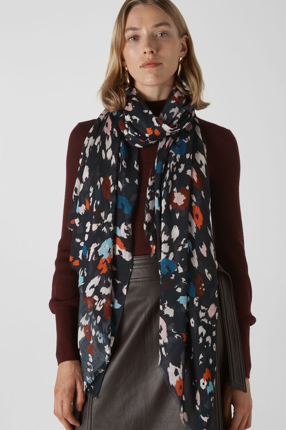Lily and Lionel Animal Scarf Black/Multi