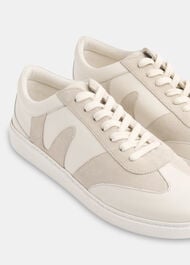 Suede Leather Mix Trainer