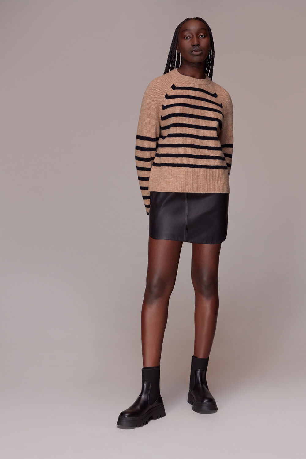 Eden Stripe Ribbed Jumper
