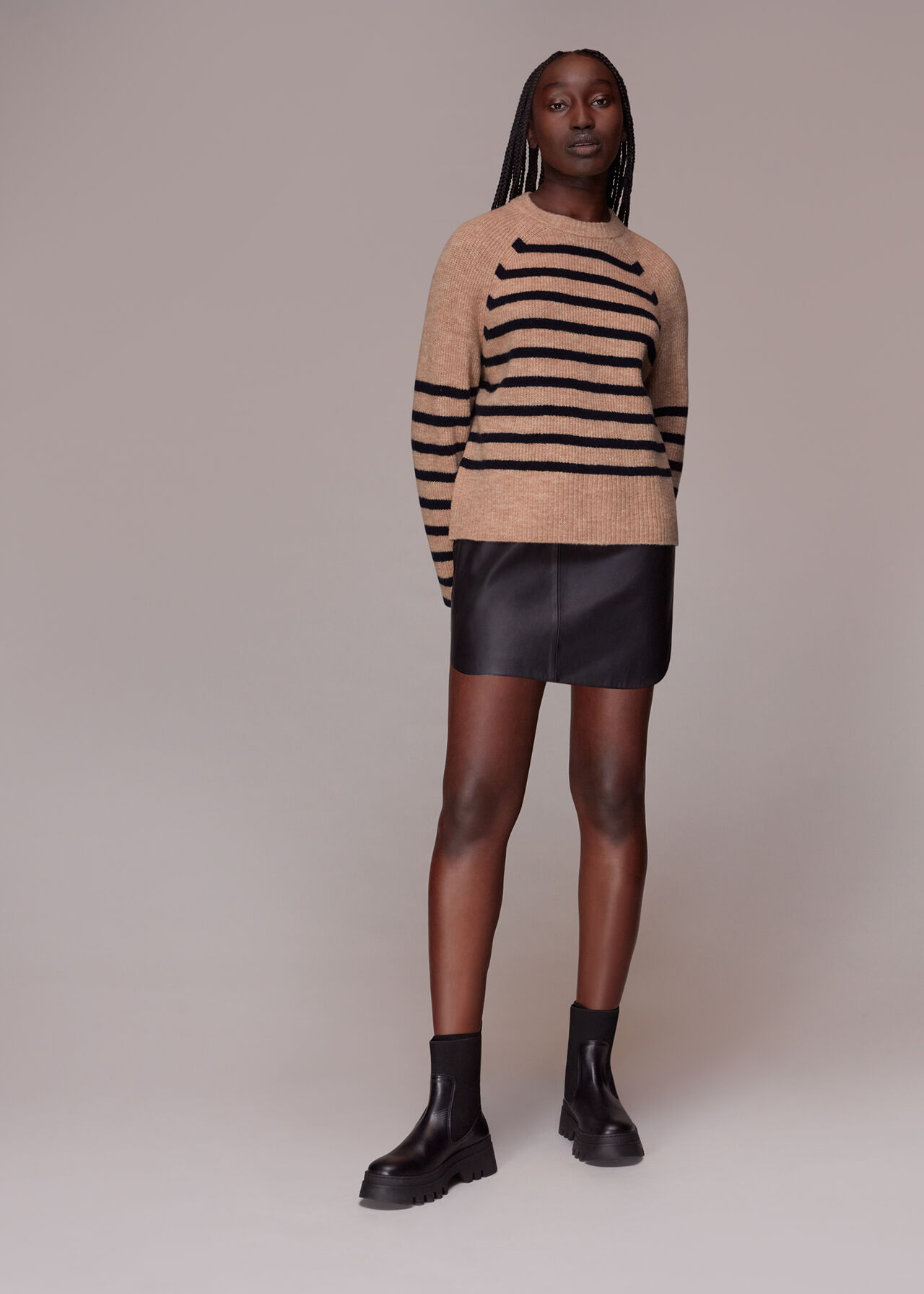 Eden Stripe Ribbed Jumper