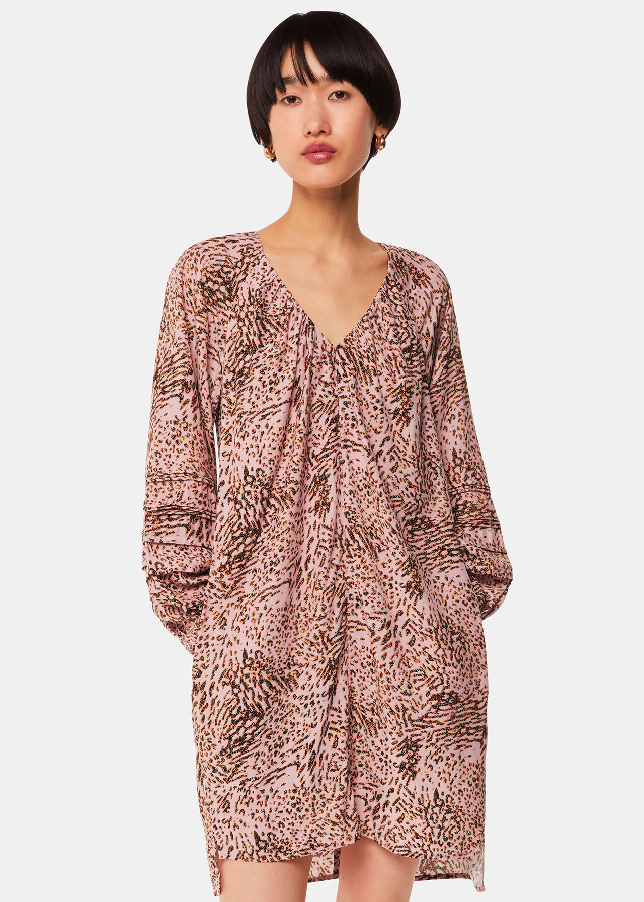 Animal Swirl Cocoon Dress