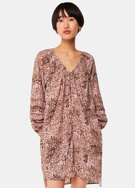 Animal Swirl Cocoon Dress