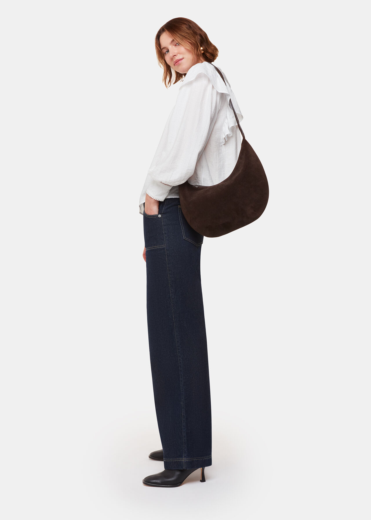 Johanna Textured Frill Blouse