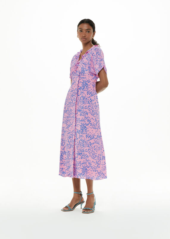 Dandelion Floral Midi Dress