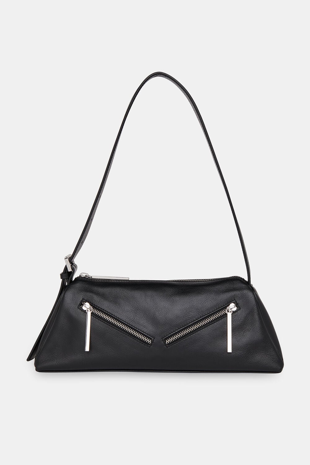Seva Triple Zip Shoulder Bag