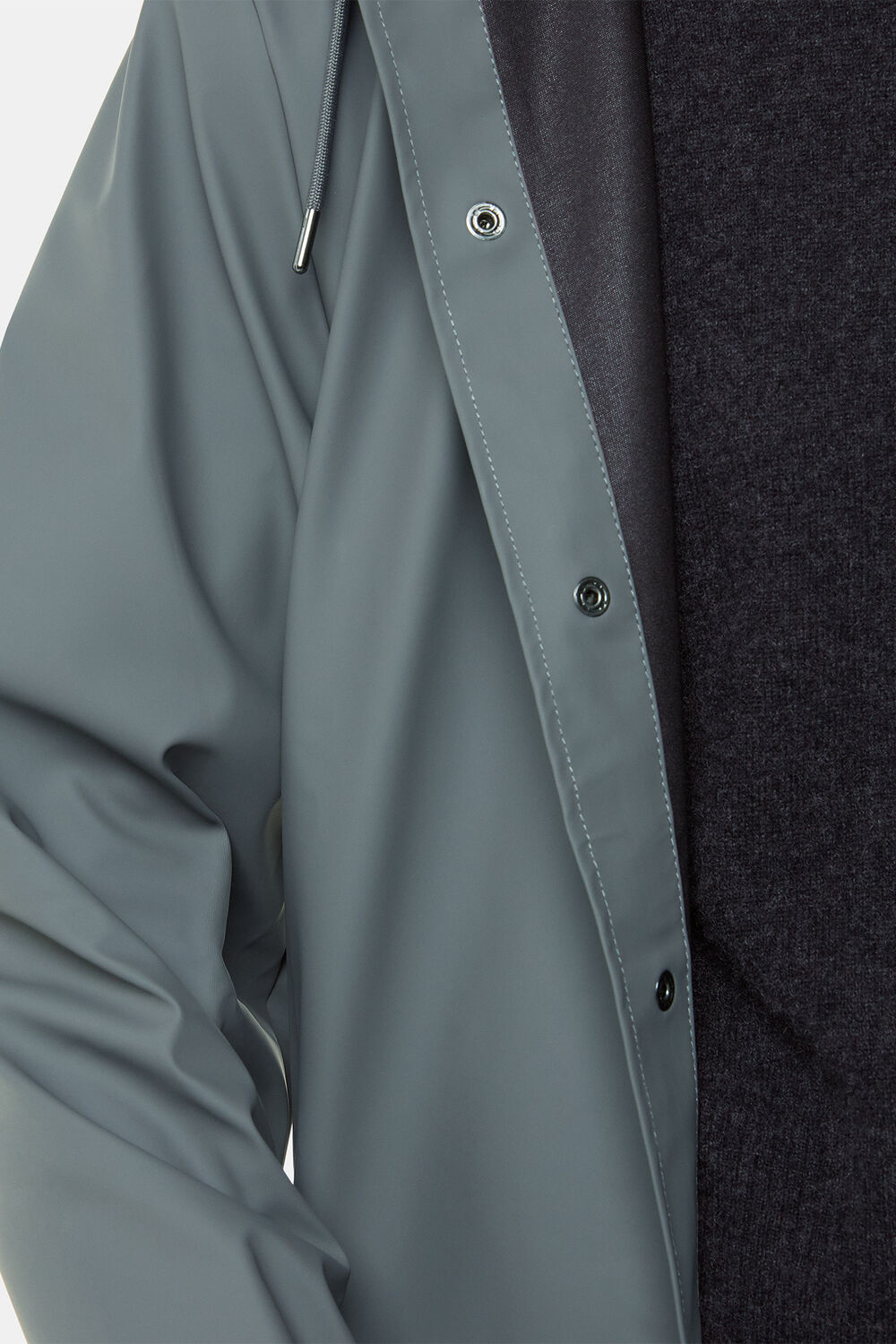 Dark Grey Rains Long Jacket