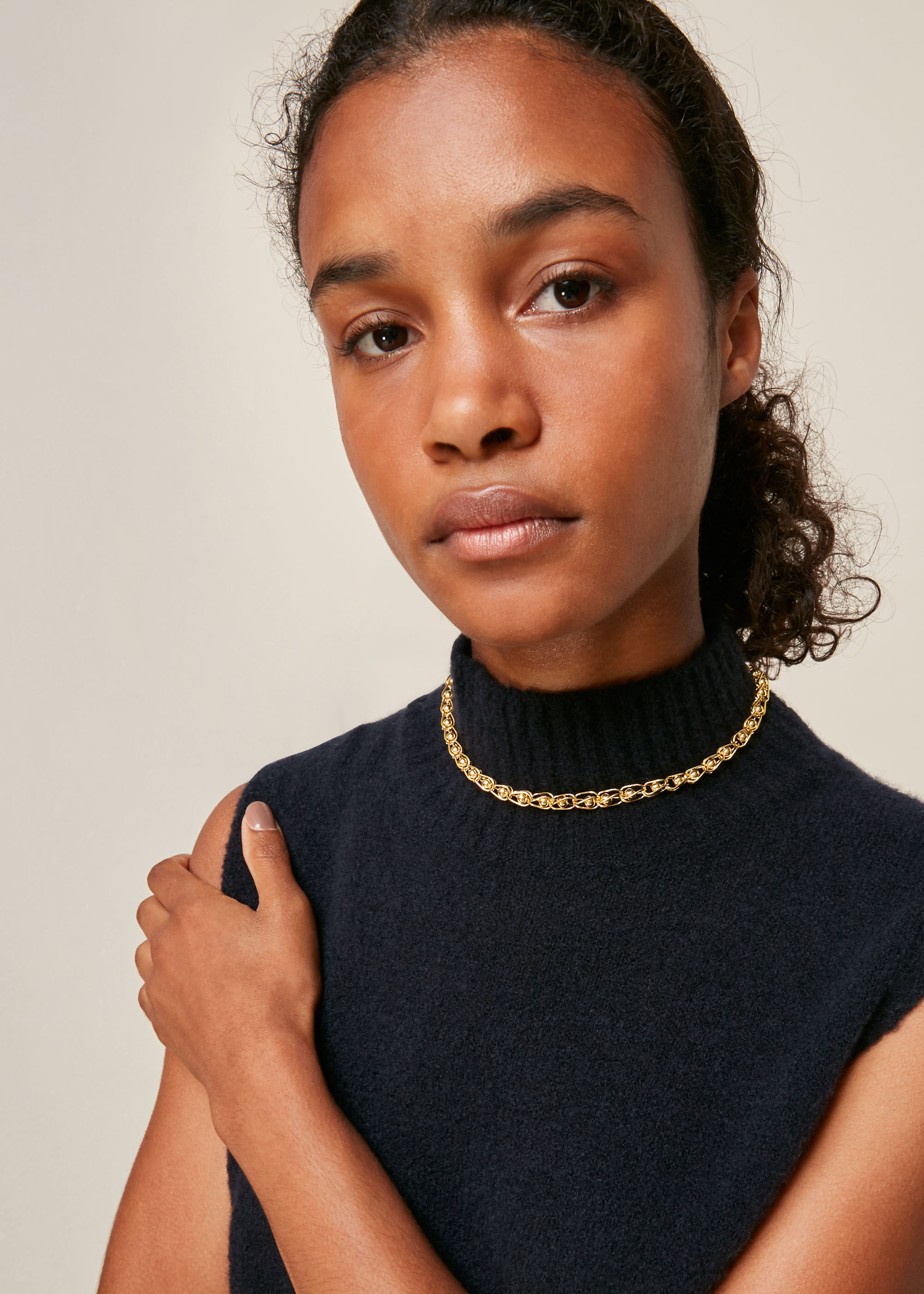 Gold Sphere Chain Necklace WHISTLES