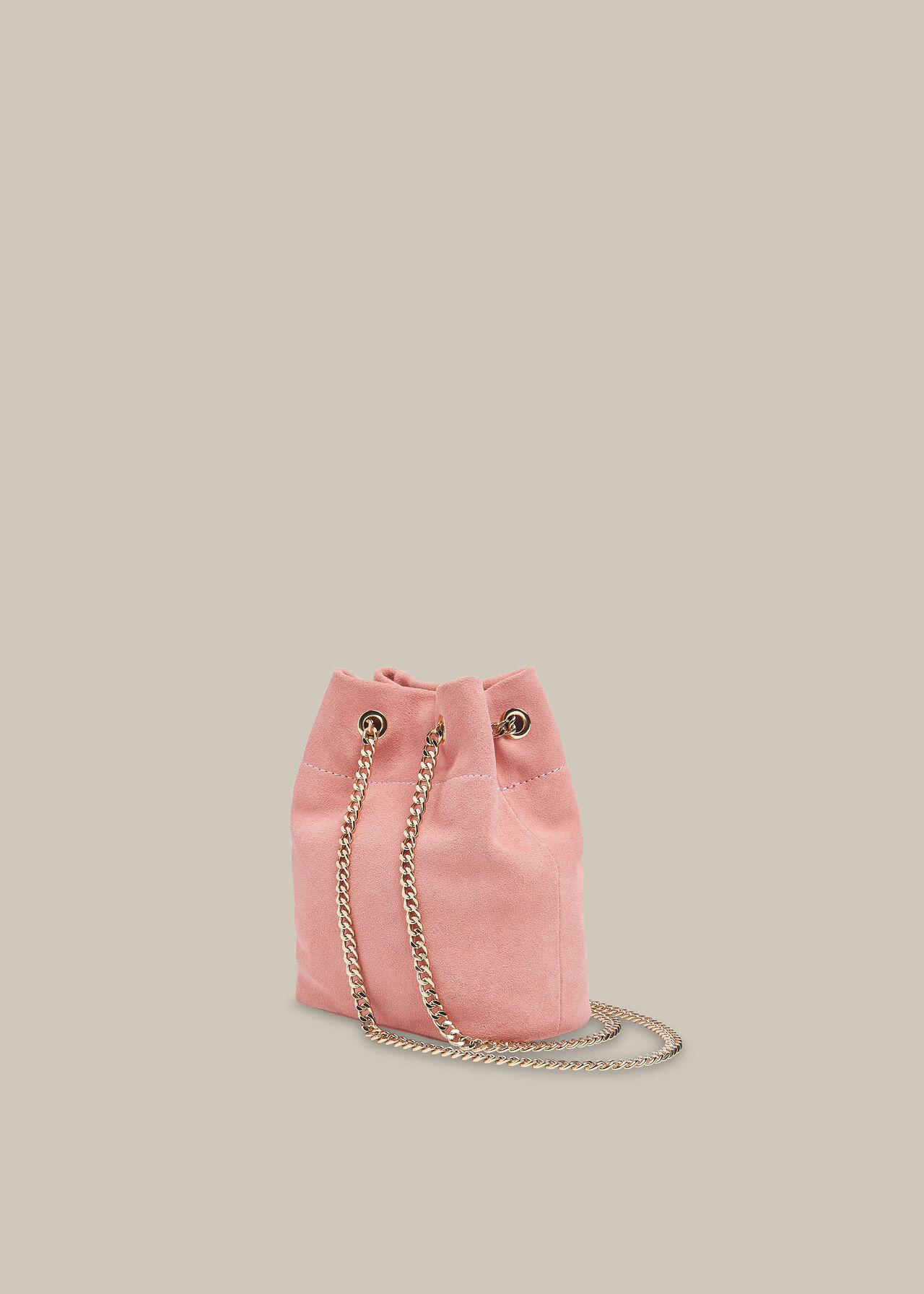 Pink Ivy Chain Drawstring Bag | WHISTLES