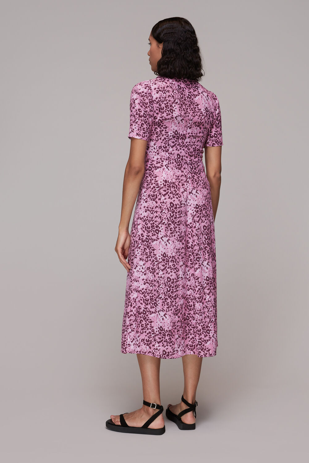 Rowan Hyena Spot Midi Dress