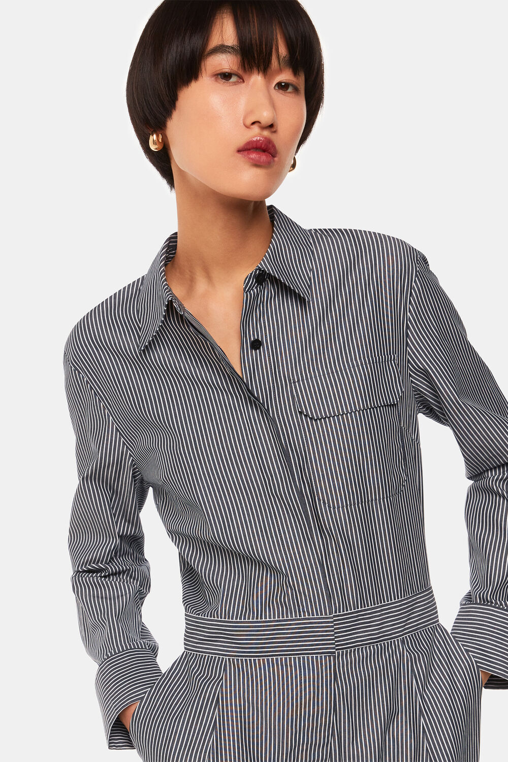 Julia Stripe Boilersuit