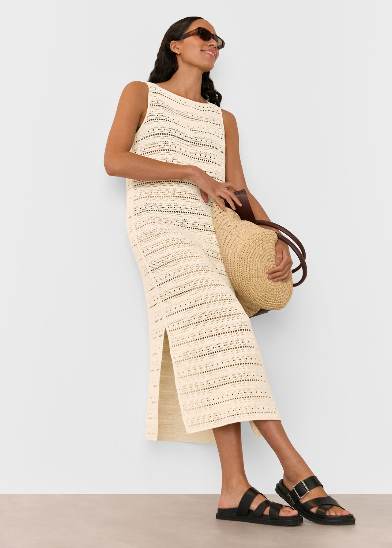 Long Crochet Beach Dress